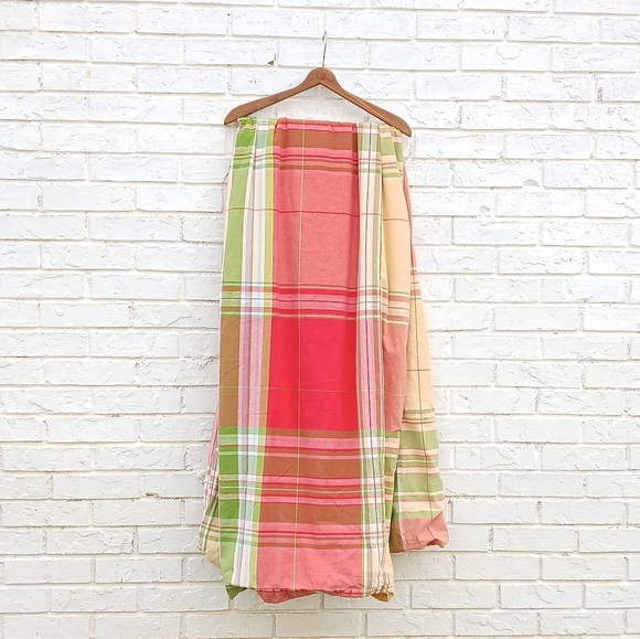 Pottery Barn Plaid Duvet Cover Multicolor Queen - Picture 4 of 6